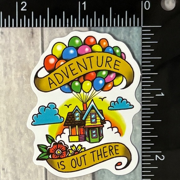 ๐10/$10๐ Disney Pixar Up Reusable Waterproof Vinyl Sticker Decal - Picture 1 of 1